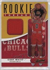 2019 Panini Absolute Memorabilia Rookie Threads Level 1 Coby White #RT-CWT 12w4