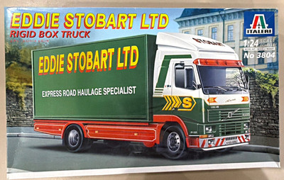 Italeri Eddie Stobart LTD Rigid Box Truck 1:24 Plastic Unassembled Kit 3804