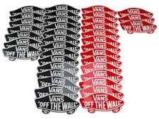 Vans Off The Wall Logo Sticker Lot 38 Red Black White Skateboard Decals