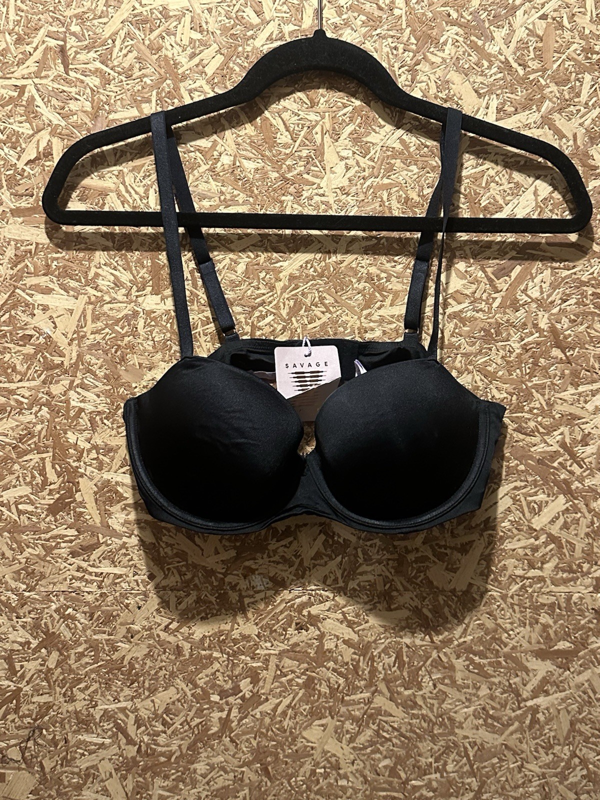 Savage Fenty Black Pishup Bra Size 36D