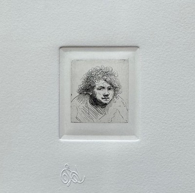 REMBRANDT Amand Durand Art Etching SELF PORTRAIT LEANING FORWARD