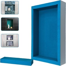 Noble 314 Preformed 12" x 20" ID Shower Niche, Tub, Caddy, Modern Bathroom