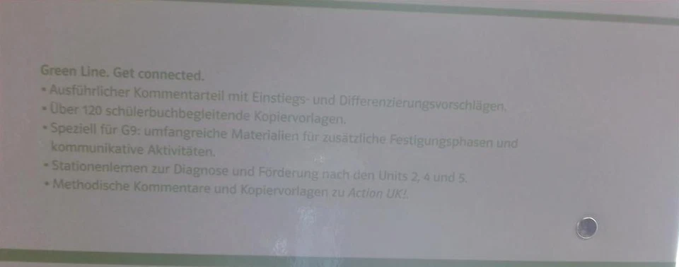Green Line 2 G9 Lehrerband Lösungen Kopiervorlagen - Bild 3 von 3