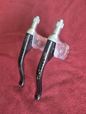 1970’s Vintage DIA-COMPE Drilled Road Brake Levers - Non-Aero - Black