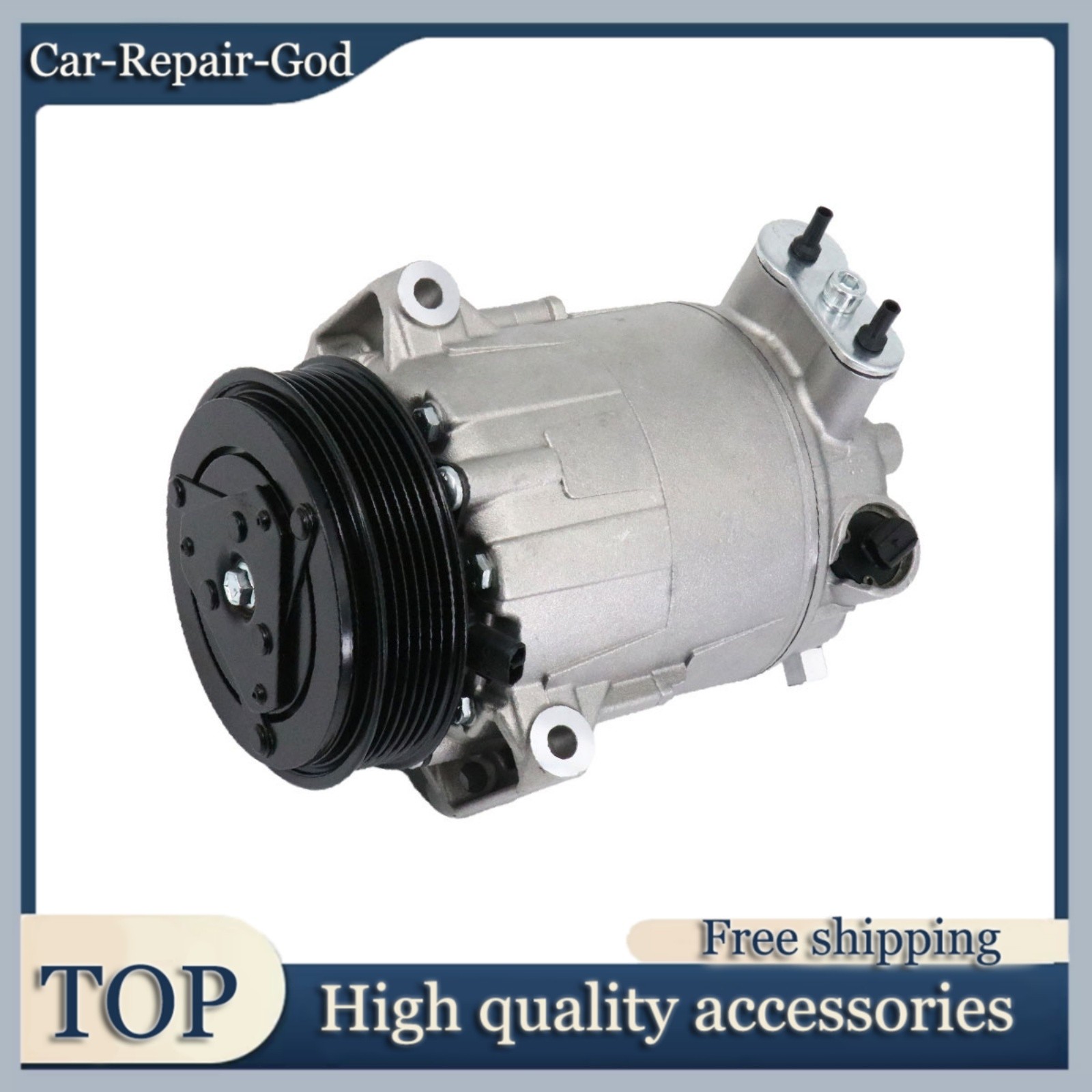 AC Compressor AD-1086 333332 Fits For Maserati Levante 3.0L 2017 2018