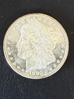 1880-S Morgan Silver Dollar Almost Uncirculated Beautiful Coin NO RESERVE