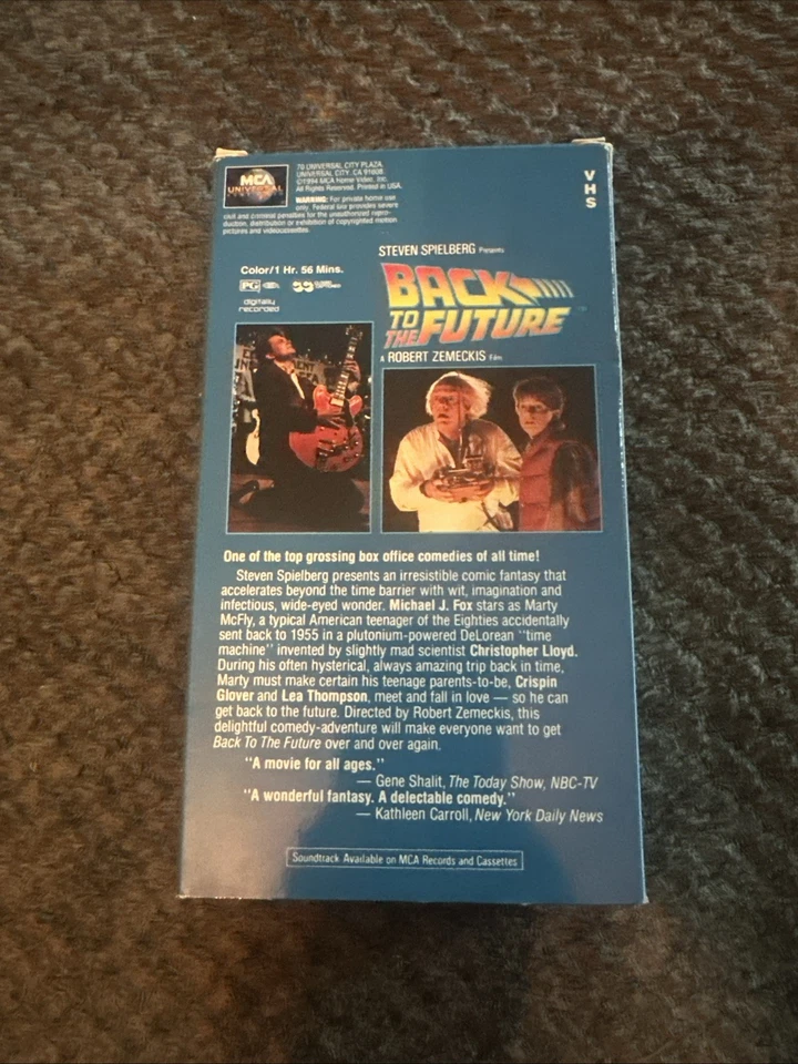 back to the future vhs 1994 jurassic park insert nice! - Image 2 of 4