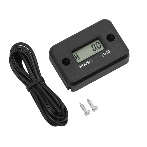 Waterproof Tachometer Hour Meter 99999 RPM For Motorcycle Snowmobile Quad