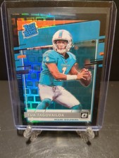 2020 Donruss Optic Tua Tagovailoa Black Pandora Rated Rookie Card # 152   19/25. rookie card picture