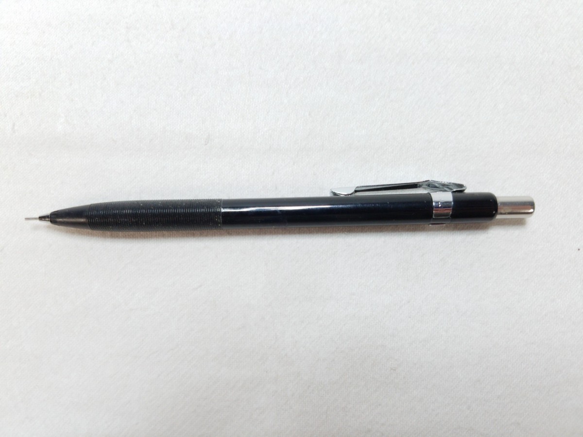 Vintage Mechanical Pencil PENTEL P105 0.5 mm Japan Black Good Used 