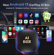 Wireless CarPlay WIFI AI box Android Auto Adapter Converter w/ Netflix YouTube
