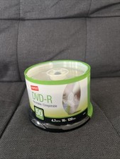 50 Pack Staples DVD-R Recordable discs 4.7GB 16X 120Min Sealed