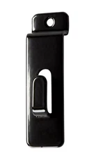 SSWBasics Black Notch Hook Slatwall - Pack of 50- Black Notch Hook