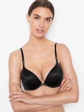38DD Victoria Secret Very Sexy Black Bombshell Add-2-Cups Smooth Push Up Bra