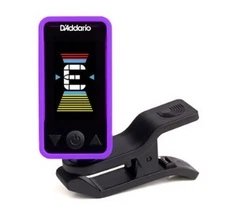 D'Addario Eclipse Tuner Purple Chromatic Headstock Pw-Ct-17Pr Clip