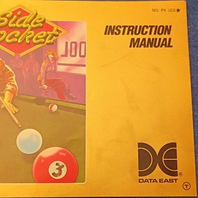 Data East Side Pocket Manual Booklet for Nintendo NES, English