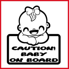 BABY ON BOARD Die Cut Vinyl Decal