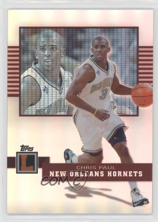 2007-08 Topps Letterman Refractor 36/99 Chris Paul #29 7xr