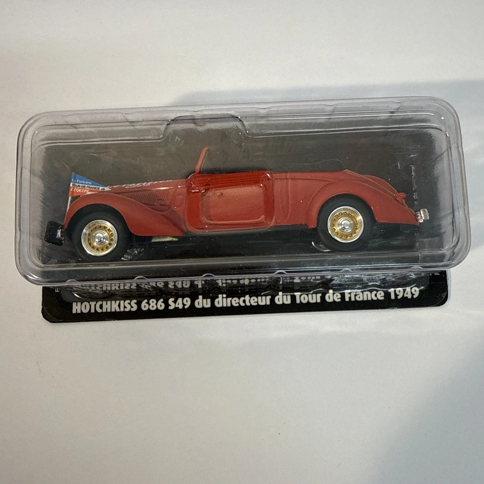 Voiture Miniature Hotchkiss 686 S49 Directeur Tour De France 1949 Échelle 1/43