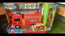 Ryan's World Ryan's Playdate Fire Truck Toy 12 Pieces W Figures ****NEW*****
