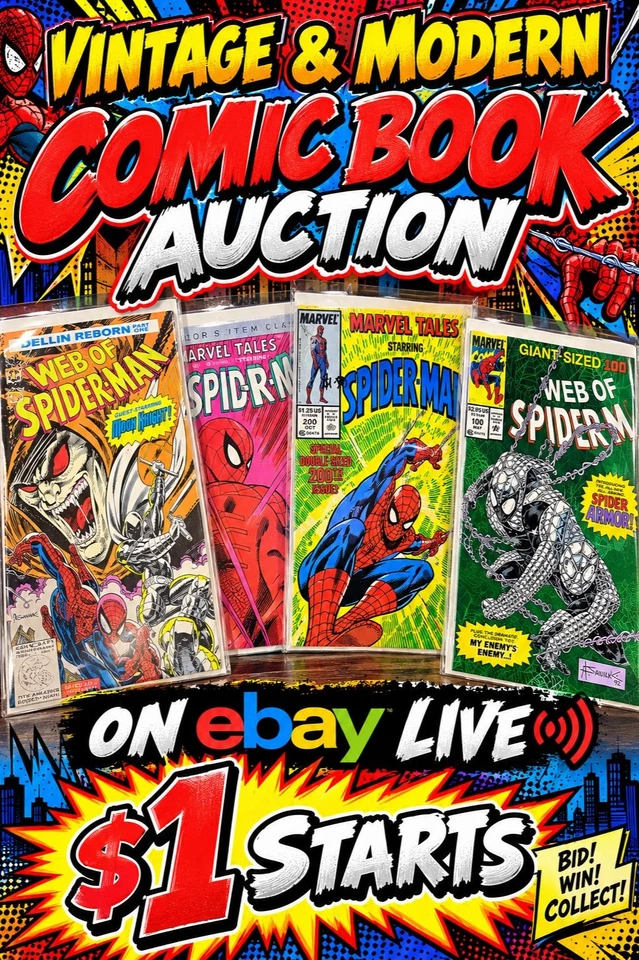 VINTAGE & MODERN MEGA COMIC BOOK AUCTION $1 STARTS !!!!!!!!!!!