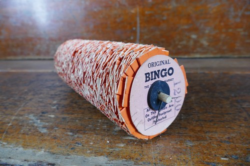 Vintage Bar Tavern Gambling Bingo Pull Tab Number Roll Trade Stimulator