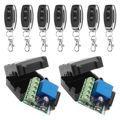 DC 12V 1K Switch RF Relay Receiver Module with Transmitter Long Range for...