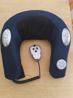 Health Neck Massager pillow Heat Audio Portable relaxation.MC0134E