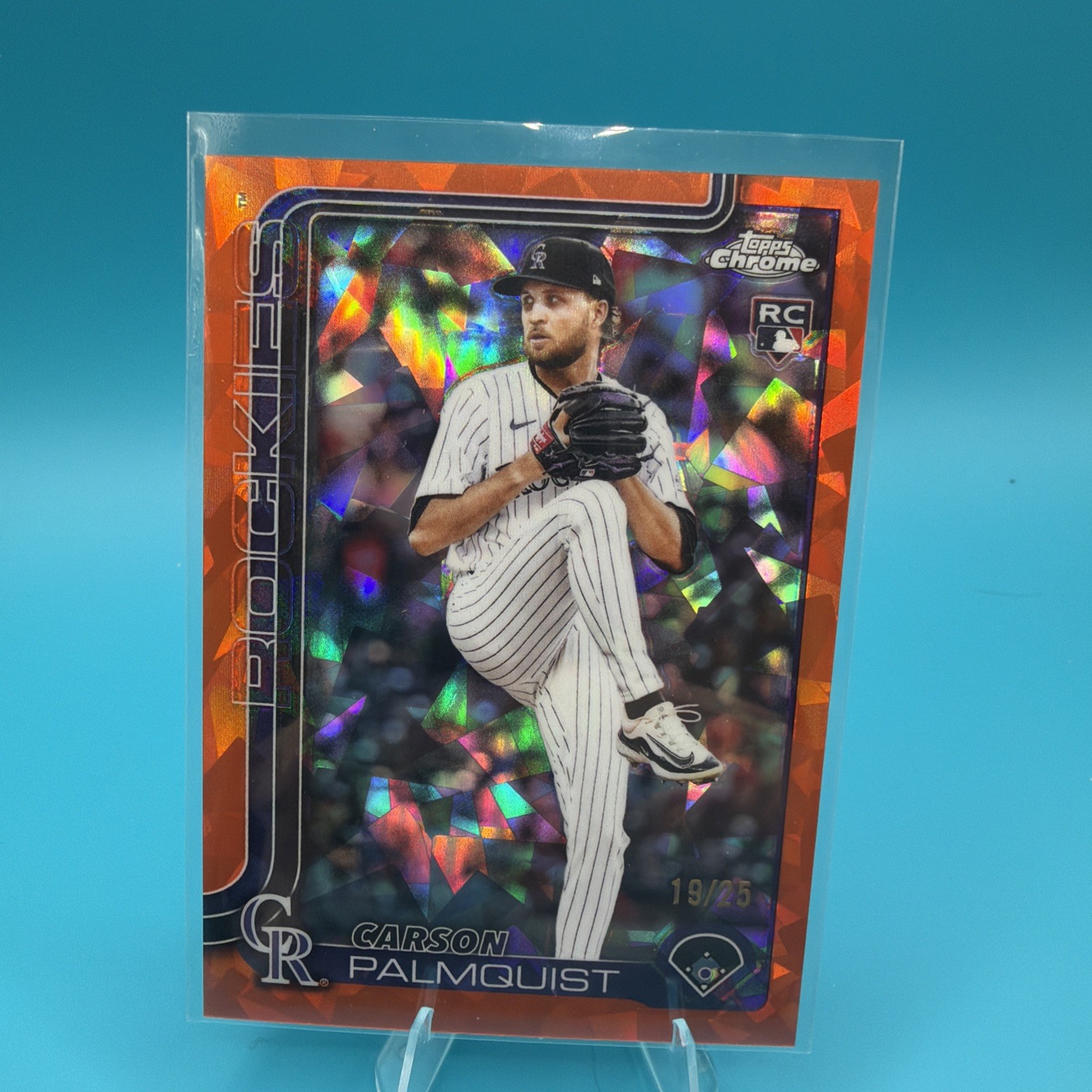 2025 Topps Chrome Update Series Sapphire Edition - Carson Palmquist /25 Orange
