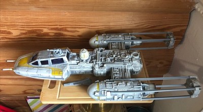 Star Wars Y-Wing Fighter Toys R Us Exclusive 2007 Almost Complete Almos Original