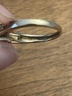 Vintage 14k Yellow Gold Peridot Diamond Ring. Size 6.25 — photo 6