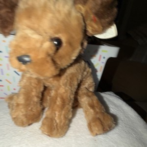 Ty Chips Classic Beanbag Plush Dog Retired Collectible Toy with Tag