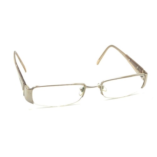 Versace Mod 1109 104 Clear Silver Half Rim Eyeglasses Frames 50-18 135 Italy