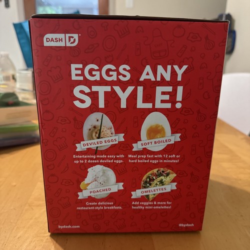 DASH Deluxe Express Electric Egg Cooker with 12 Egg Capacity in Black - Picture 2 of 7