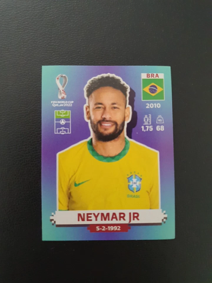 WM Neymar Jr. Panini Sticker World Cup Brasilien Brazil Weltmeisterschaft 🇧🇷⚽️ - Bild 1 von 1
