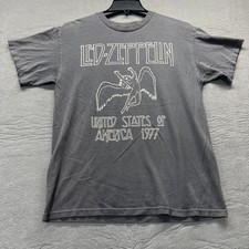 Led Zeppelin US Tour 1977 Shirt Size Medium Vintage Style