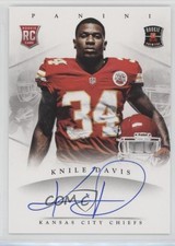 2013 Panini Contenders Rookie Premiere Knile Davis #19 Auto t5p