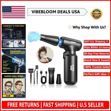 Mini Portable Air Blower - Efficient, Rechargeable Dust Cleaner with Turbo Fan