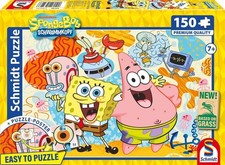 Schmidt 56546 - SpongeBob Schwammkopf, Spongebob und Freunde, Puzzle mit Poster,