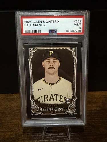 Paul Skenes 2024 Topps Allen & Ginter X #282 Rookie RC Pirates PSA 9