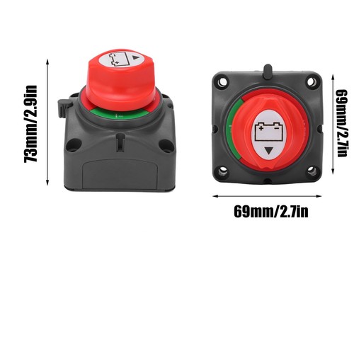 Battery Power Cutoff Master Switch On Off 2 Positions Insulated For RV ATV Boat - Picture 12 of 12