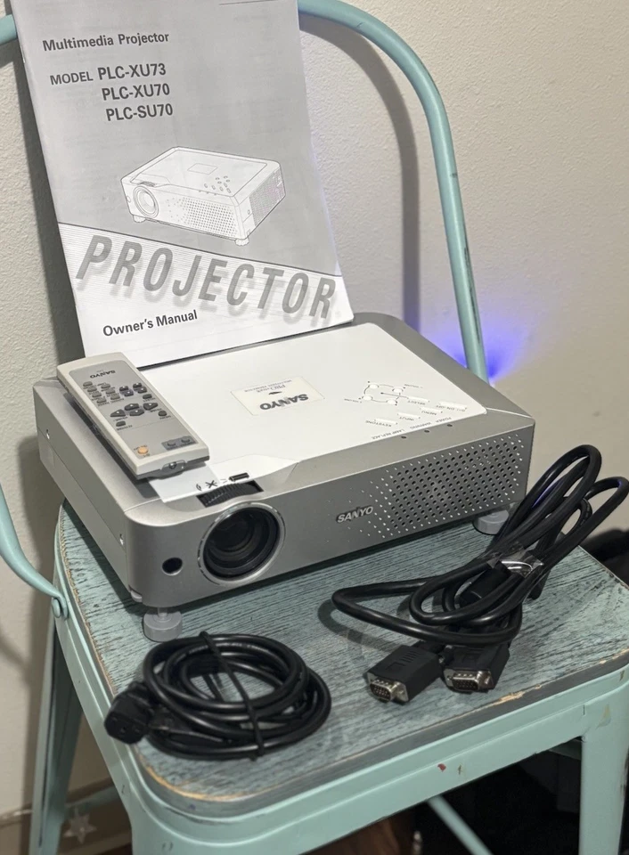 Sanyo Multimedia Projector Model PLC-XU73 W/ Case - Image 2 of 4