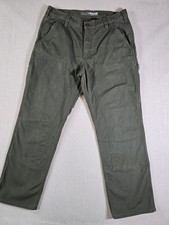 Carhartt Double Knee Duck Pants Relaxed Fit 34x30 Green BN3334-M Rugged Flex