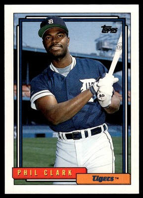 1992 Topps Traded Phil Clark Detroit Tigers #24T