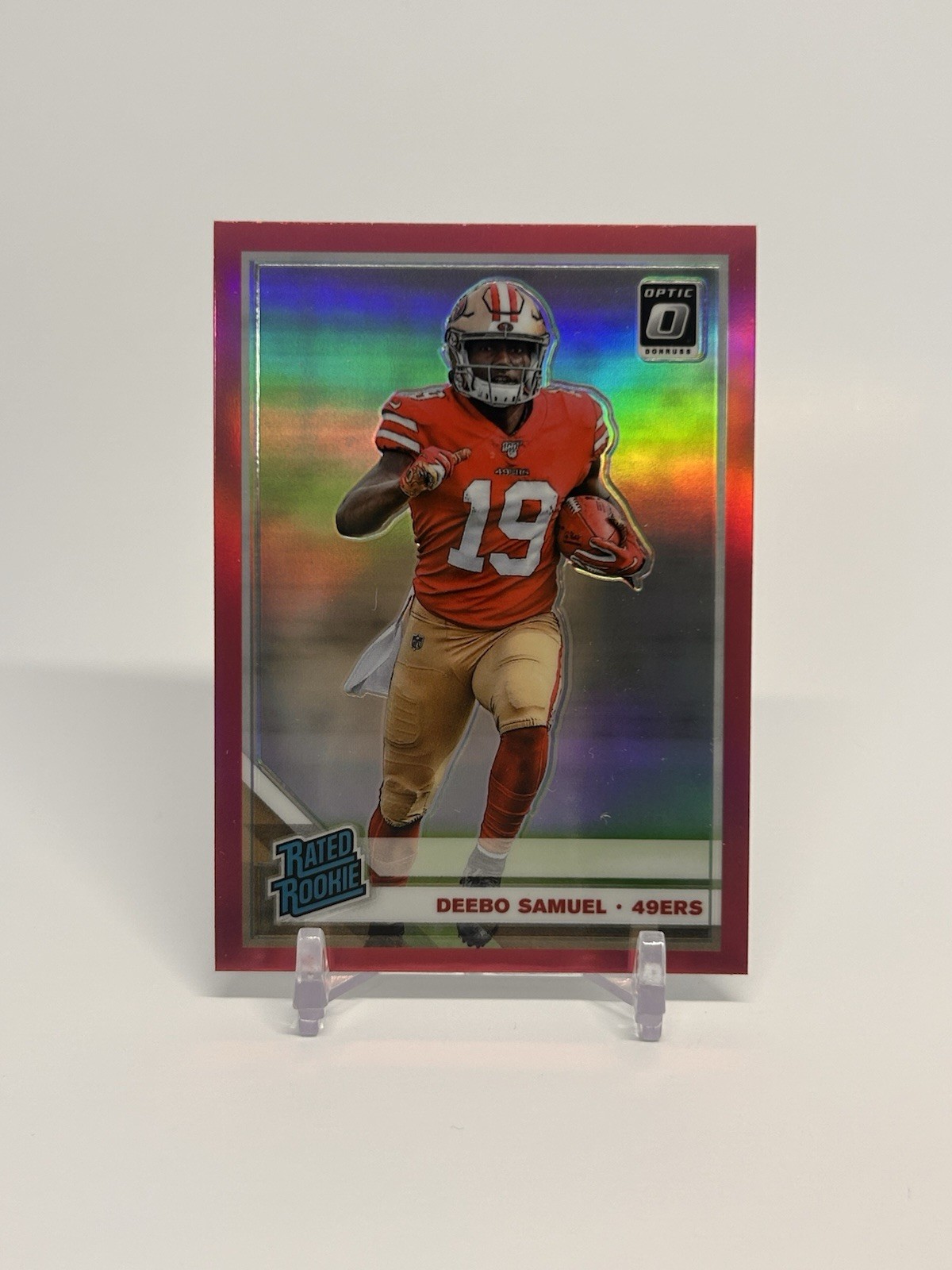 2019 Panini Donruss Optic - Rated Rookie Deebo Samuel #167 Pink Prizm (RC)