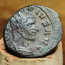 Claudius II Roman coin, Aequitas reverse ancient Antoninianus,  W248