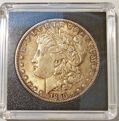 1890-S Morgan Silver Dollar, 90% Silver, VF Condition, FREE SHIPPING