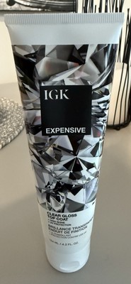   IGK Expensive Clear Gloss Top Coat 4.2oz   Shine, Protect & Enhance!  