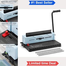 Wire Binding Machine 34 Hole 3:1 Pitch Punch ...