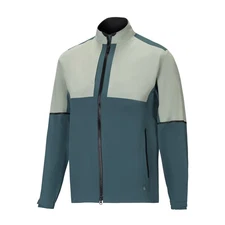 NEW MENS FOOTJOY GOLF L/S DRYJOYS SELECT LX RAIN JACKET, PINE/SAGE, LARGE, $650